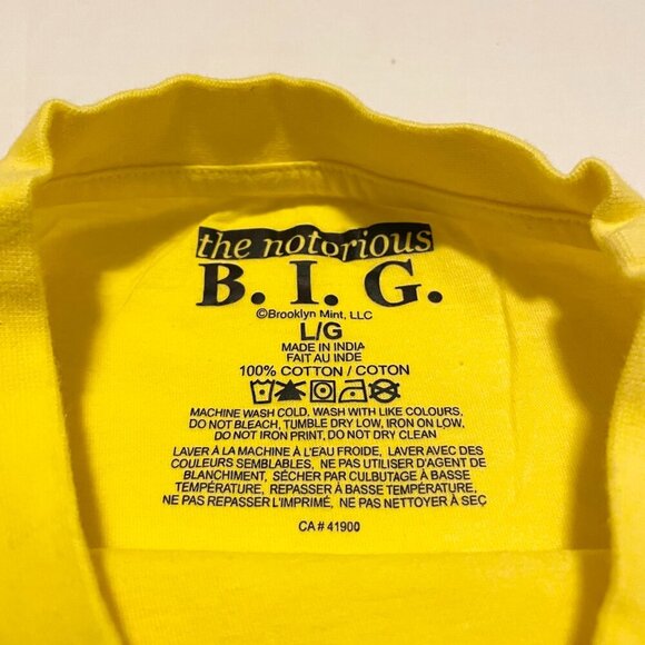 Notorious B I G Notorious BIG Shirt Rap Brooklyn Mint Large L TShirt - Picture 3 of 16